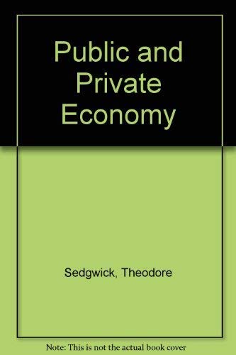 Beispielbild fr Public and Private Economy (Reprints of economic classics) zum Verkauf von Kennys Bookshop and Art Galleries Ltd.