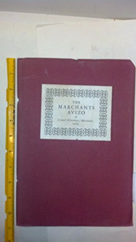 The Marchants Aviso, 1589 (Kress Library of Business & Economics Publication)