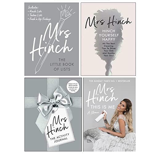 9780678453391: Mrs Hinch and Nicola Lewis Collection 4 Books Set (The Activity Journal, Hinch Yourself Happy, This is me, The Little Book of Lists)