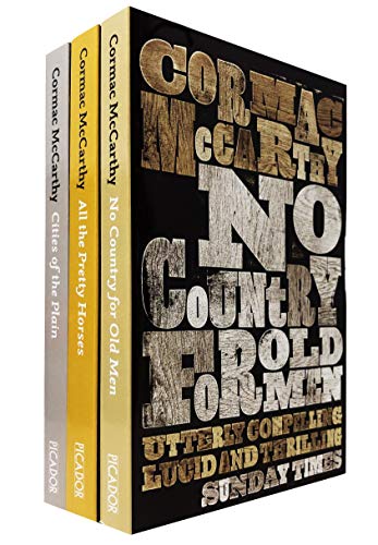 Stock image for Border Trilogy Series Collection 3 Books Set By Cormac McCarthy (Cities of the Plain, All the Pretty Horses, No Country for Old Man) for sale by Books Unplugged