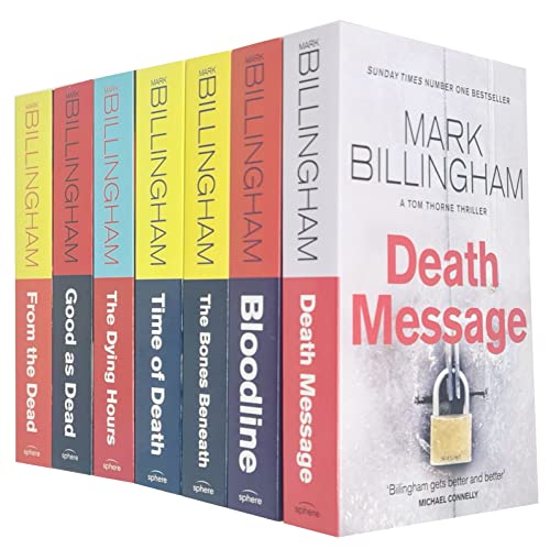 Stock image for Mark Billingham Tom Thorne Novels Collection 7 Books Set - Lifeless, Buried, Lazybones, Sleepyhead, Scaredy Cat, The Burning Girl, The Killing Habit for sale by GF Books, Inc.