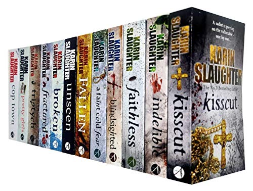 Imagen de archivo de Karin Slaughter Will Trent and Grant County Series 12 Books Collection Set (Triptych, Cop Town, Fractured, Fallen, Indelible, Broken, Unseen, Kisscut, Faithless, Pretty Girls and More) a la venta por Greenway