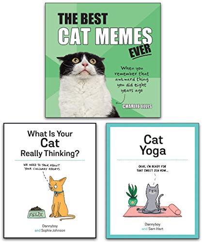 9780678455579: The Best Cat Memes Ever, Cat Yoga, What is Your Cat Really Thinking 3 Books Collection Set