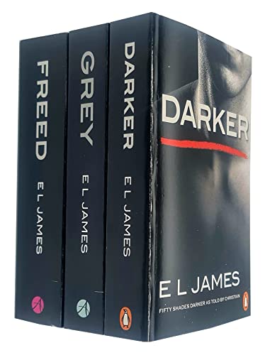 Stock image for Fifty Shades as Told by Christian Trilogy Grey, Darker, Freed 3 Books Set by E L James for sale by Lucky's Textbooks