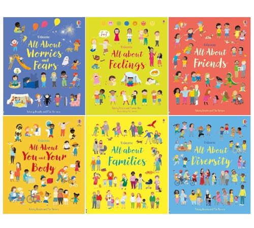 9780678464410: Usborne All About Feelings My First Books 6 Books Set By Felicity Brooks (All About Feelings, All About Families, All About Diversity, All About Friends, Worries and Fears, You and Your Body)