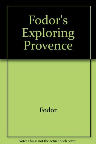 Stock image for Fodor's Exploring Provence for sale by WorldofBooks