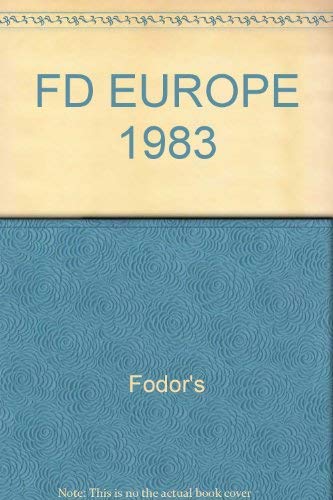 FD Europe 1983 (9780679009108) by Fodor's