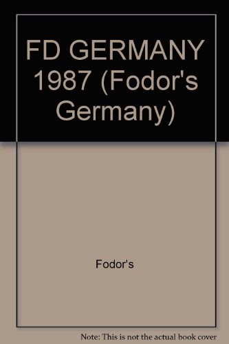FD GERMANY 1987 (9780679013631) by Fodor's