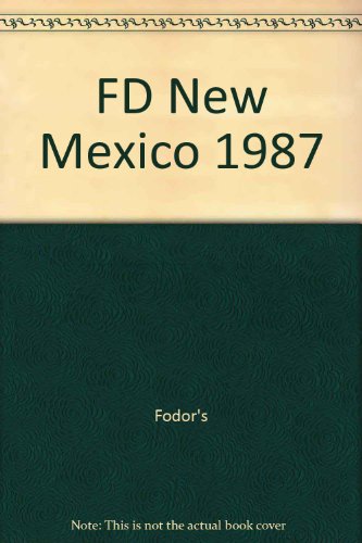 Stock image for Fd New Mexico 1987 for sale by beat book shop