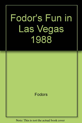 Stock image for Fodors-Fun Las Vegas88 for sale by dsmbooks