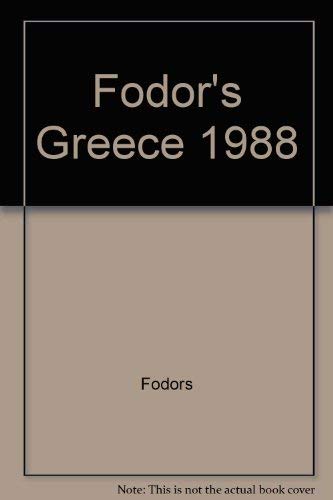 9780679015208: Title: FodorsGreece 88