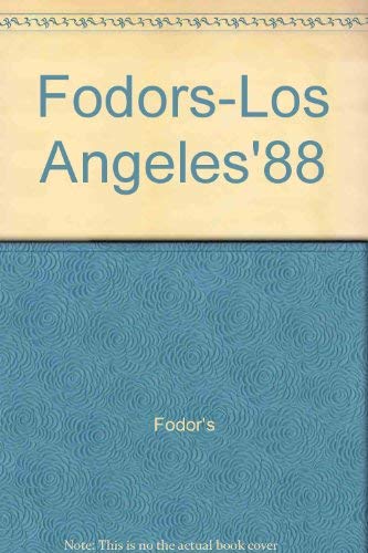 Imagen de archivo de Fodor's Los Angeles and Nearby Attractions, 1988 a la venta por UHR Books