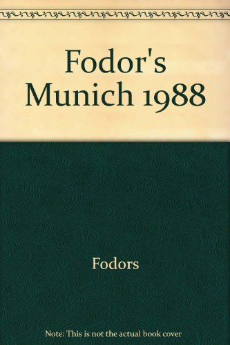 FODORS-MUNICH '88 (9780679015406) by Fodor's