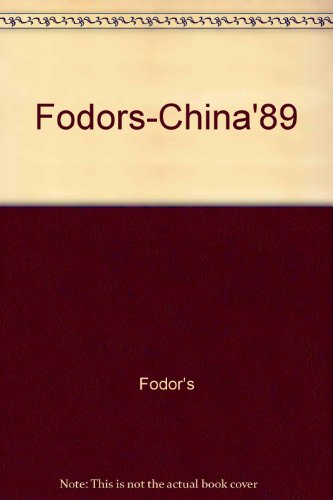 Stock image for Fodors-China'89 for sale by Orion Tech