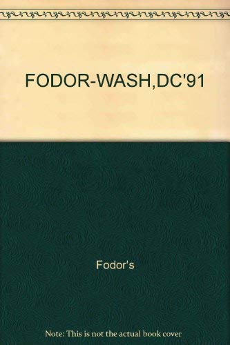 Beispielbild fr FODOR-WASH,DC 91 zum Verkauf von medimops