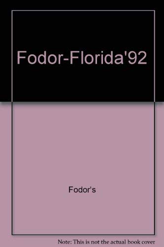 Fodor-Florida'92 (9780679020417) by Fodor's