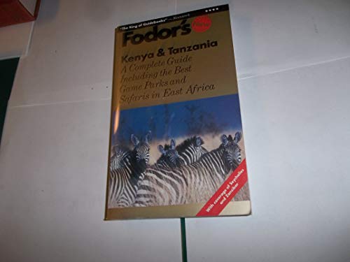 9780679023098: Kenya and Tanzania: The Best Game Parks and Safaris in East Africa (Gold Guides) [Idioma Ingls]: A Complete Guide Including the Best Game Parks and Safaris in East Africa