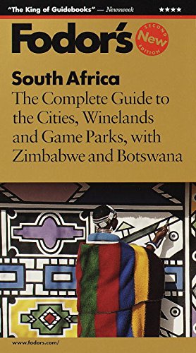 9780679035367: Fodor's South Africa [Lingua Inglese]: The Complete Guide to the Cities, Beaches, Winelands and Mountains with Big Game Adventures