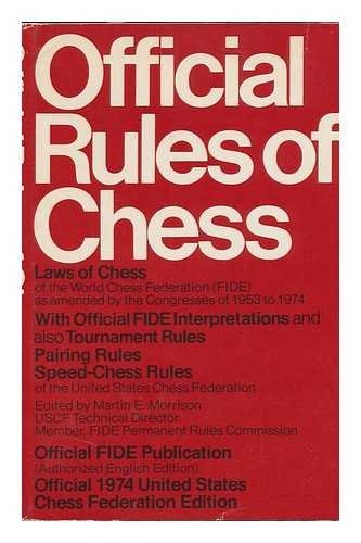 Stock image for Official Rules of Chess for sale by ThriftBooks-Atlanta