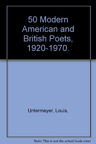 9780679300816: 50 Modern American and British Poets, 1920-1970. [Taschenbuch] by