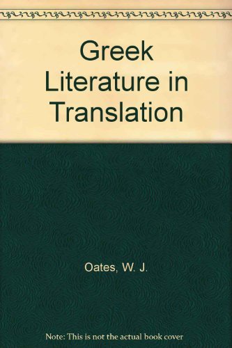 9780679300892: Greek Literature in Translation