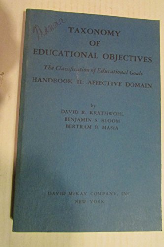 Stock image for Taxonomy of Educational Objectives for sale by Wizard Books