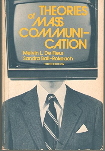 9780679302933: Theories of Mass Communication