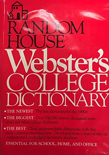 Stock image for Random House Webster's College Dictionary for sale by SecondSale