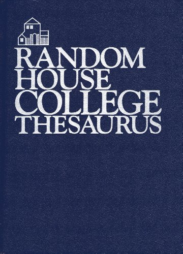 Beispielbild fr The Random House College Thesaurus zum Verkauf von Better World Books
