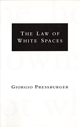 Beispielbild fr The Law of White Spaces zum Verkauf von Better World Books