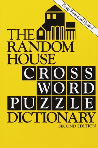 Beispielbild fr Random House Crossword Puzzle Dictionary zum Verkauf von Better World Books
