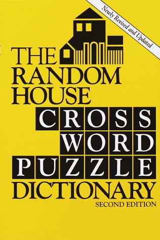 Random House Crossword Puzzle Dictionary, 2 Ed. (9780679433767) by Elliott, Stephen