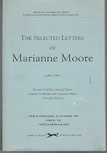 Beispielbild fr The Selected Letters of Marianne Moore zum Verkauf von Concordia Books