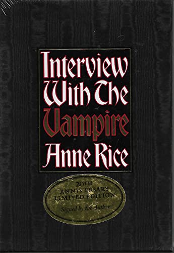 Imagen de archivo de Interview with the Vampire: Anniversary Edition a la venta por Front Cover Books