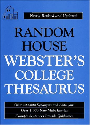 Beispielbild fr Random House Webster's College Thesaurus zum Verkauf von Better World Books