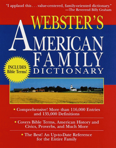 Stock image for Webster's American Family Dictionary for sale by Front Cover Books