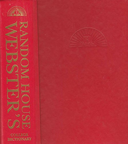 Stock image for Random House Webster's College Dictionary, Second Edition (Deluxe Leather-Look E d): Kraft-based for sale by medimops