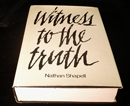Imagen de archivo de Witness to the truth a la venta por Books of the Smoky Mountains