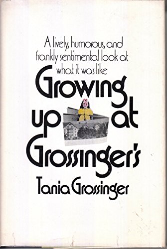 Stock image for Growing up at Grossinger's for sale by Black Cat Books