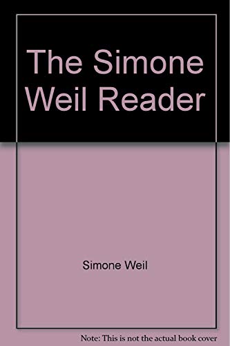 Stock image for The Simone Weil Reader for sale by Ergodebooks