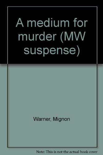 Beispielbild fr A Medium for Murder (MW suspense) zum Verkauf von Wonder Book