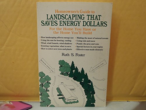 Stock image for Homeowner's Guide To Landscaping That Saves Energy Dollars for sale by Terrace Horticultural Books