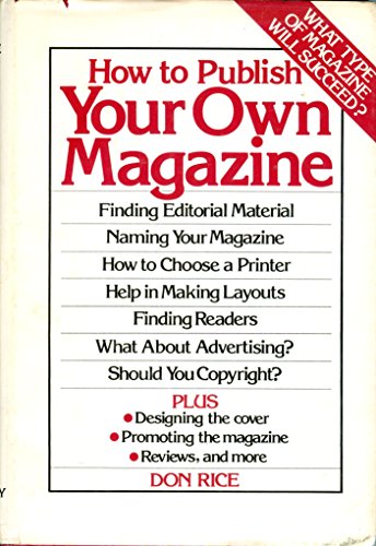 Stock image for How to publish your own magazine for sale by Wonder Book