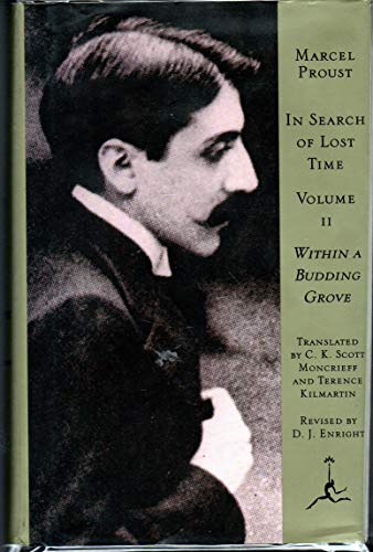 Beispielbild fr In Search of Lost Time, Volume 2: Within a Budding Grove (Modern Library) (v. 2) zum Verkauf von HPB-Emerald