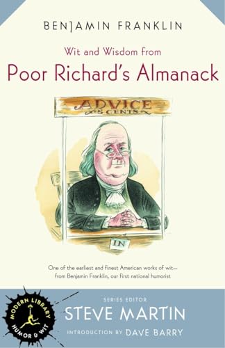 Stock image for Wit and Wisdom from Poor Richard's Almanack (Modern Library Humor and Wit) for sale by Half Price Books Inc.