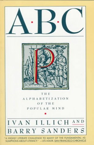 Beispielbild fr ABC : Alphabetization of the Popular Mind zum Verkauf von Better World Books