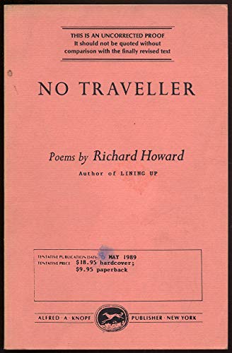 Stock image for No Traveler for sale by Wonder Book