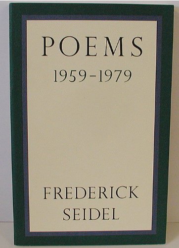 Beispielbild fr Poems 1959-1979 zum Verkauf von Seattle Goodwill