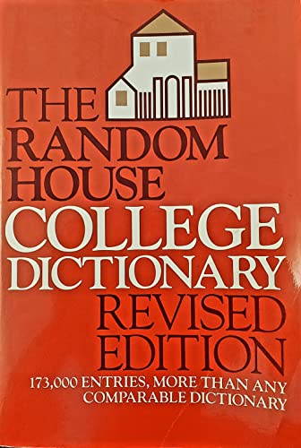 Beispielbild fr The Random House College Dictionary zum Verkauf von More Than Words