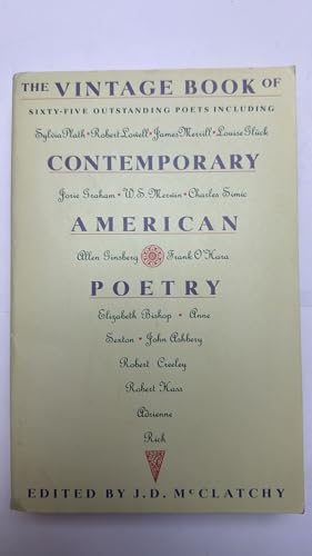 Imagen de archivo de The Vintage Book of Contemporary American Poetry: Sixty-Five Outstanding Poets a la venta por SecondSale